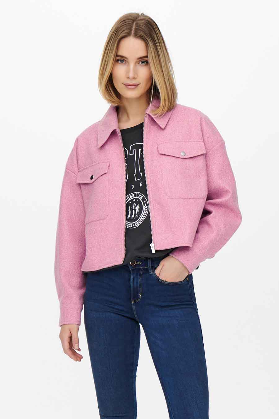 Veste rose only sale